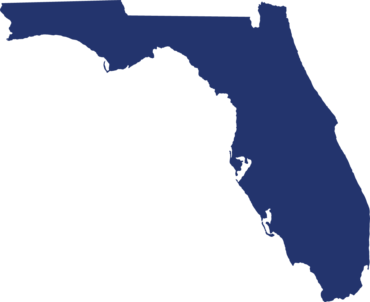 Blue Icon of the State of Florida